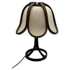Nature Rattan Table Lamp, 1970s, Norway Design