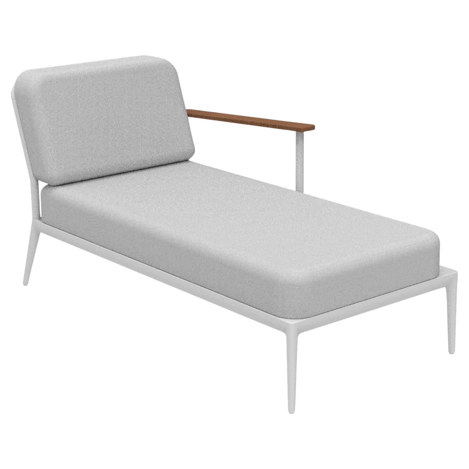 Nature White Left Chaise Lounge by Mowee For Sale