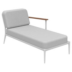Nature White Left Chaise Lounge by Mowee