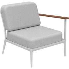 Canapé modulaire blanc Nature Left de MOWEE