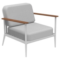 Weißer Longue-Stuhl der Natur von Mowee