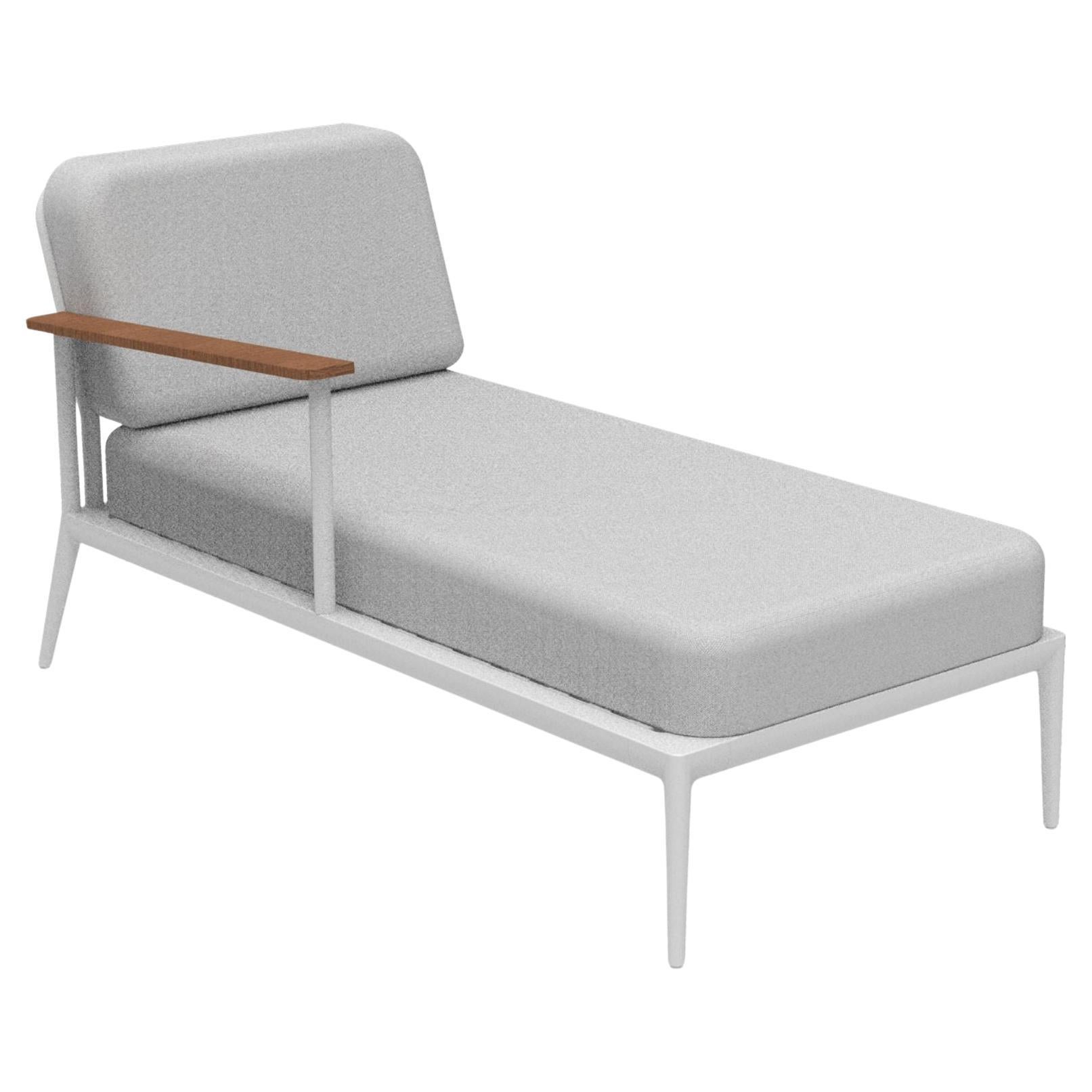 Nature White Right Chaise Lounge by Mowee For Sale