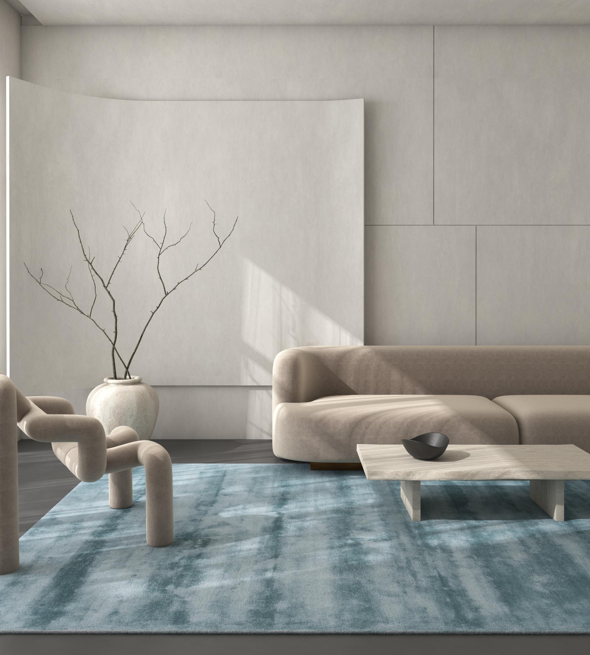 What if you could bring the ethereal dance of light in nature into your living space? Enter our Handtufted Rug, meticulously crafted to capture the mesmerizing gradient hues inspired by the play of light. With a color scheme reminiscent of Bristol