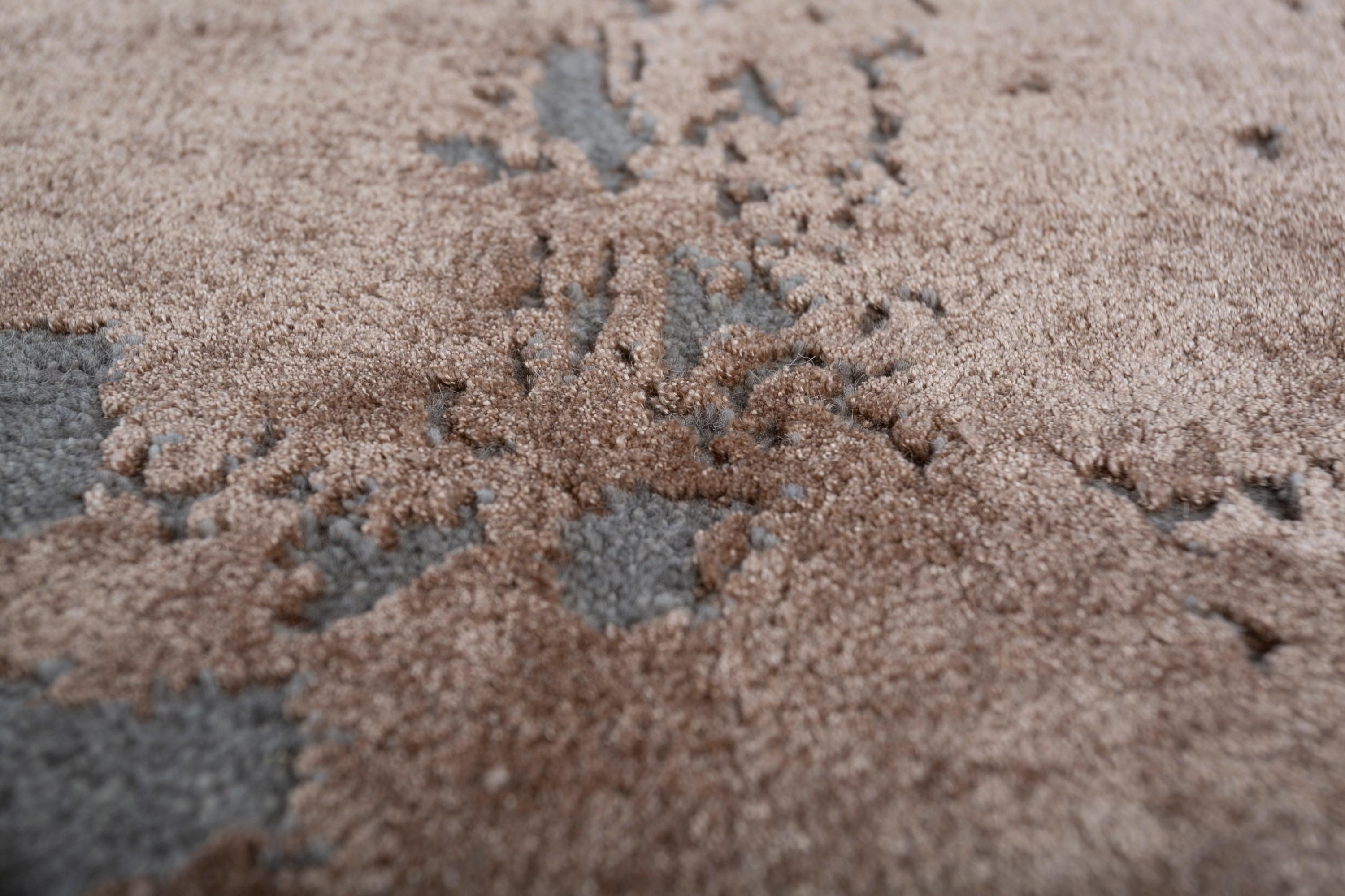 Alfombra anudada a mano Nature's Rebellion Ashwood & Natural Brown 170x240 cm Indio en venta