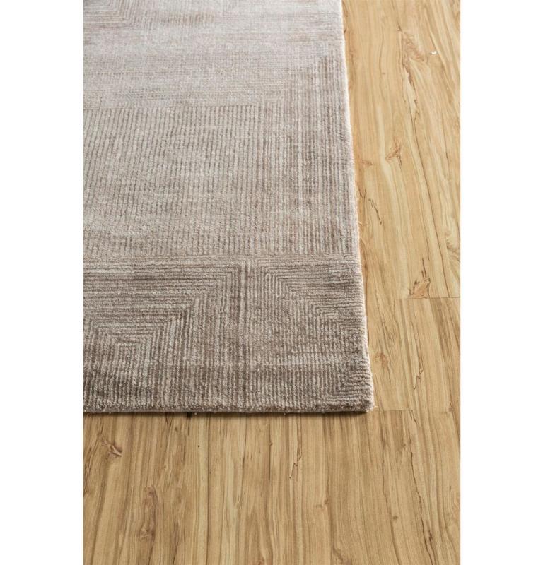 Rapsodia de la Naturaleza Alfombra Anudada a Mano Blanco Antiguo y Beige Suave 240x300 cm Moderno en venta