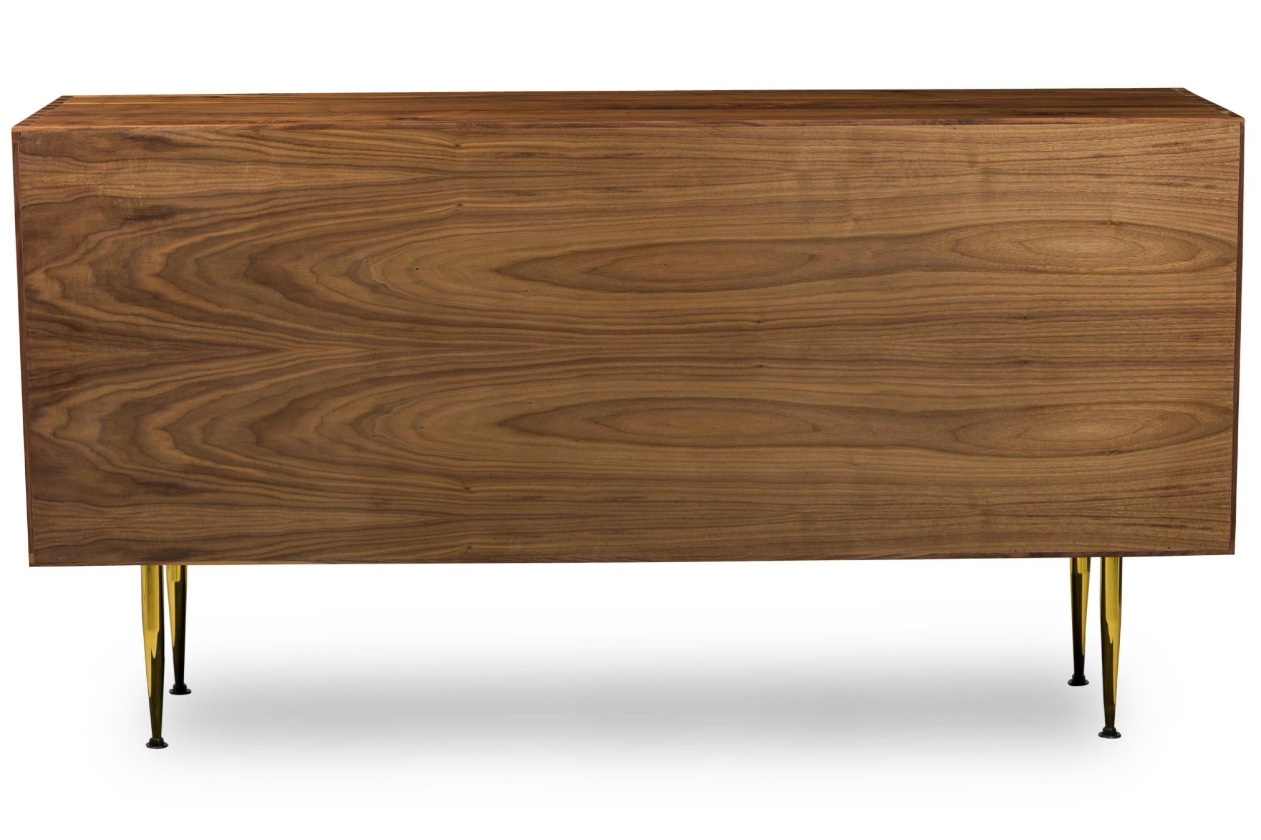 Natureza Mid-Century Nature Inspired Credenza In Good Condition For Sale In New York, NY