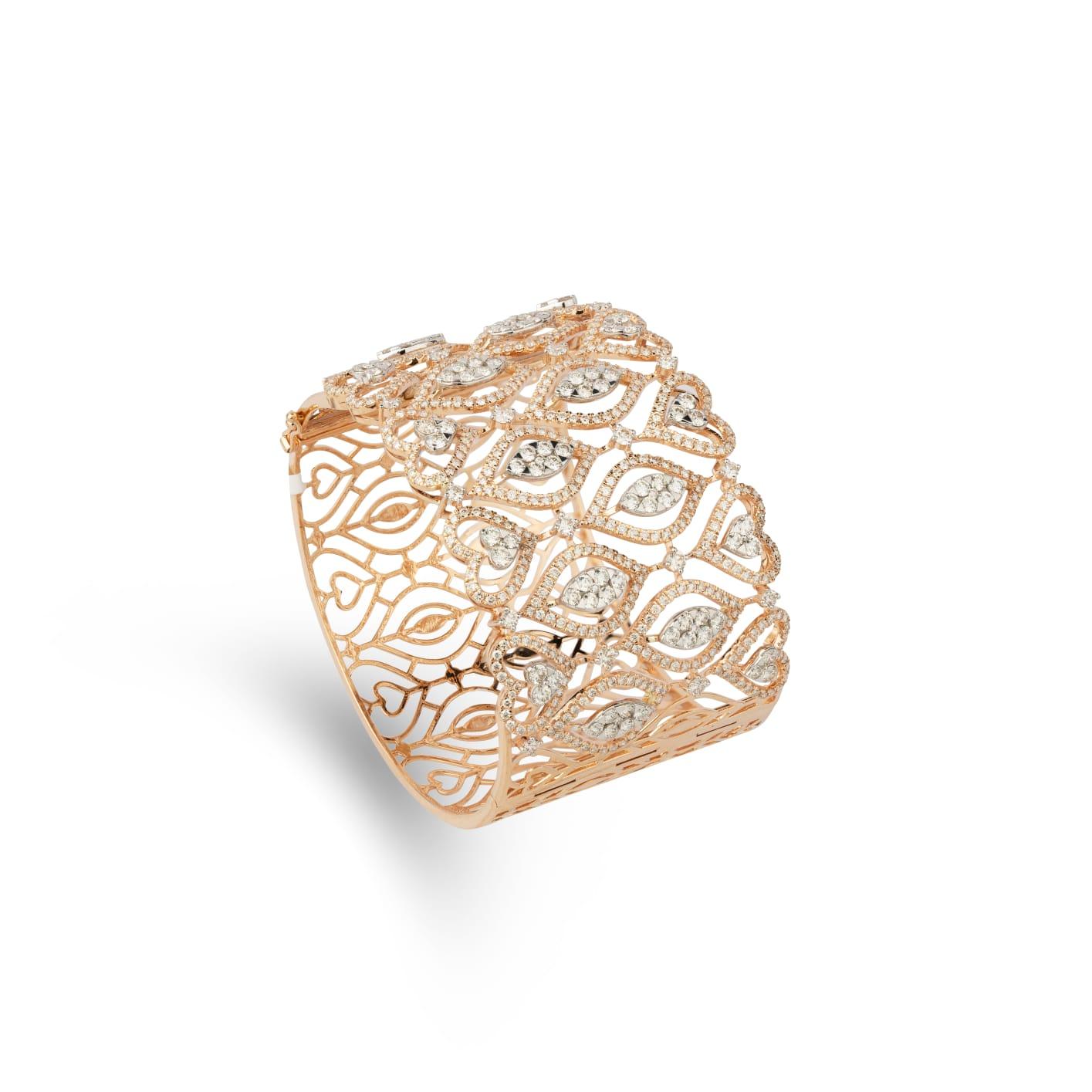 Bracelet en diamants naturel  en or 18k Neuf - En vente à jaipur, IN