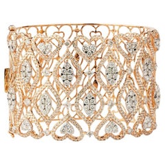 Naturl diamond bracelet  in 18k gold