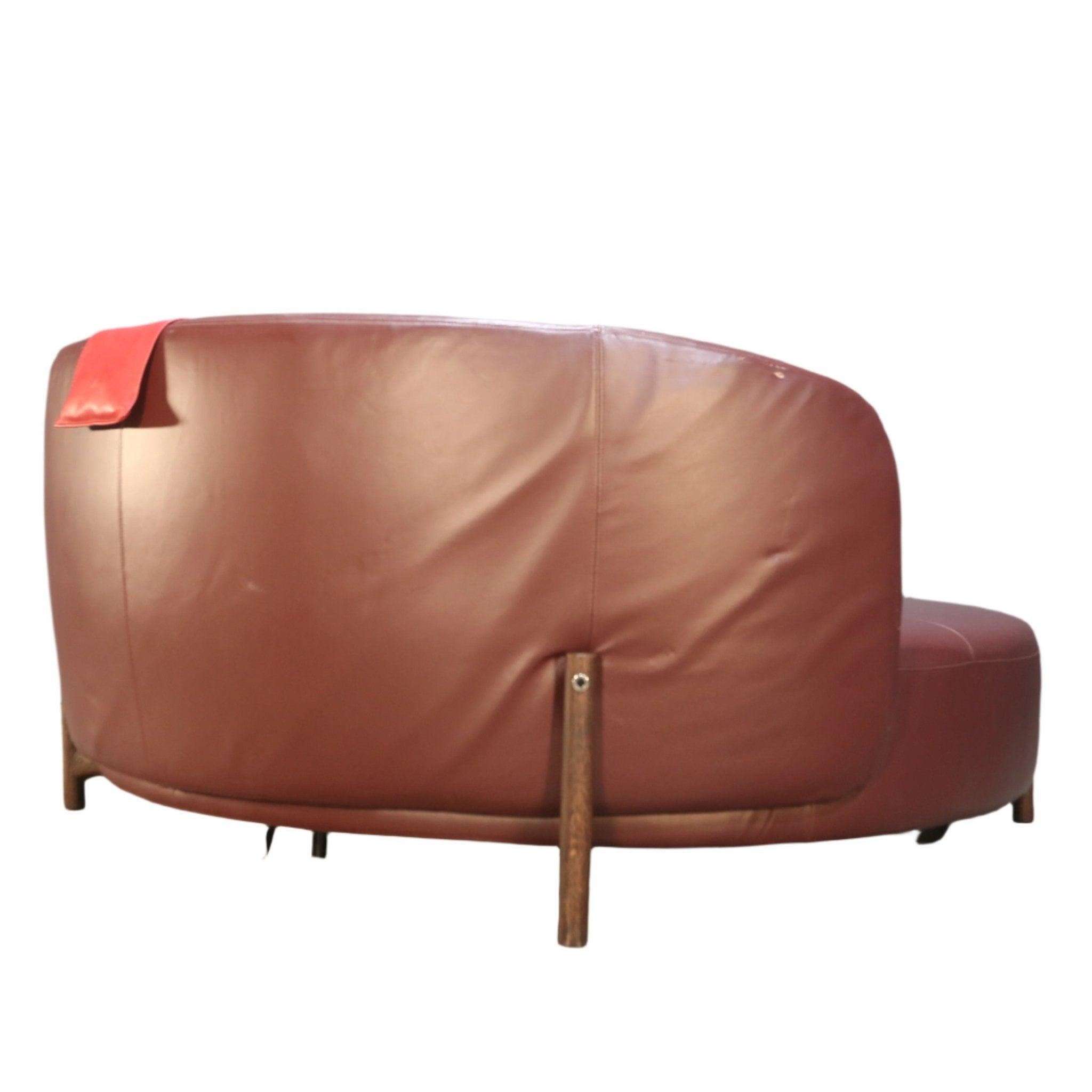 Natuzzi Amalia Round Sofa by Bernhardt & Vella For Sale 4