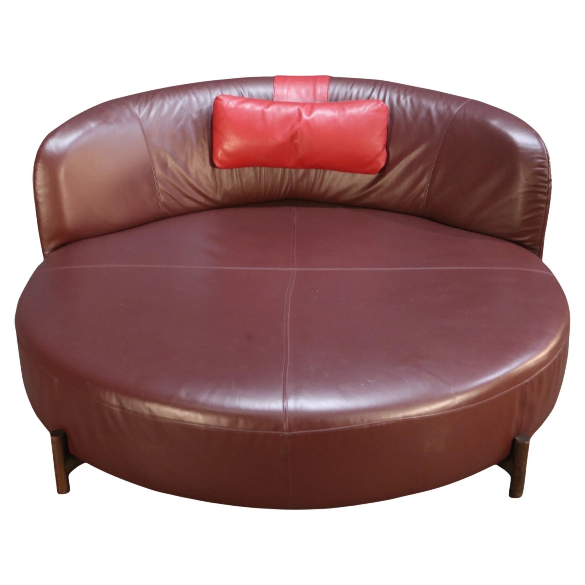 Natuzzi Amalia Round Sofa by Bernhardt & Vella