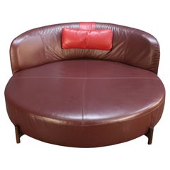Natuzzi Amalia, rundes Sofa von Bernhardt & Vella