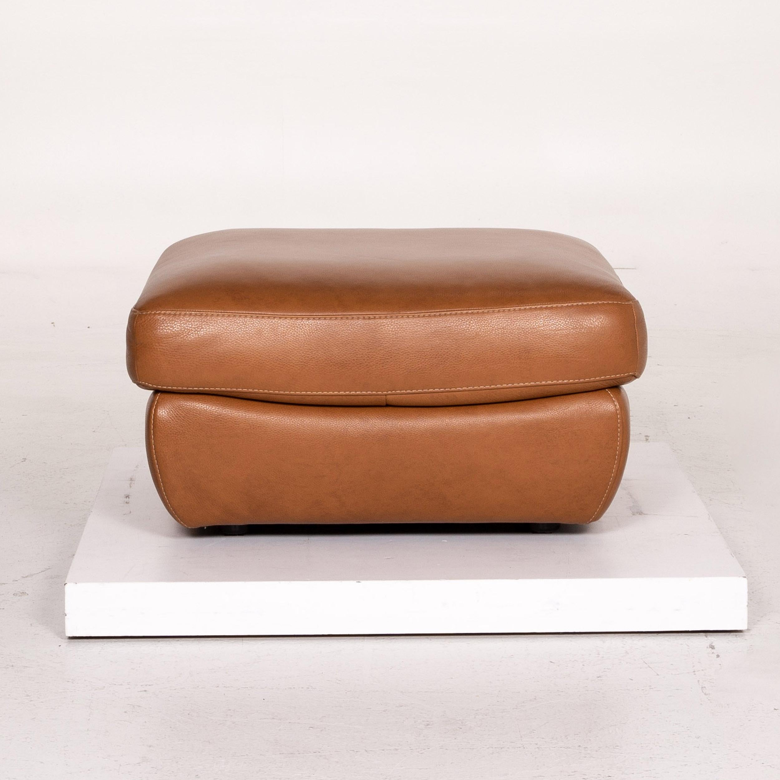 natuzzi ottoman leather