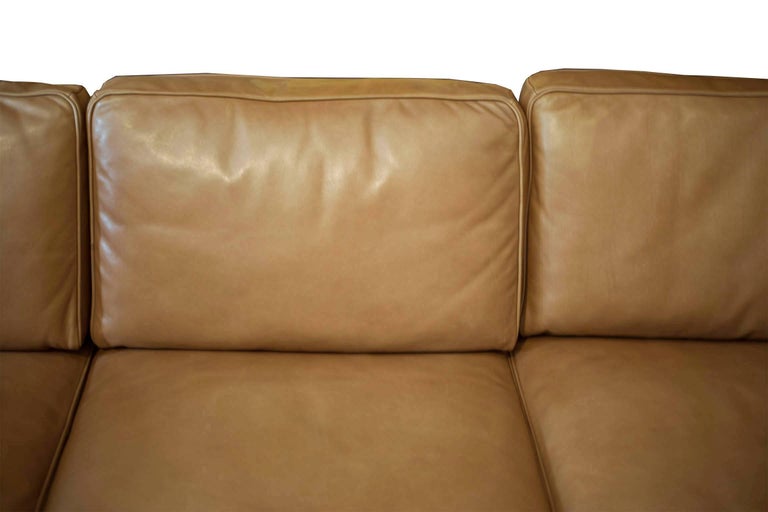 Natuzzi Italia High Grade Leather Gio Couch, circa 2017 For Sale at