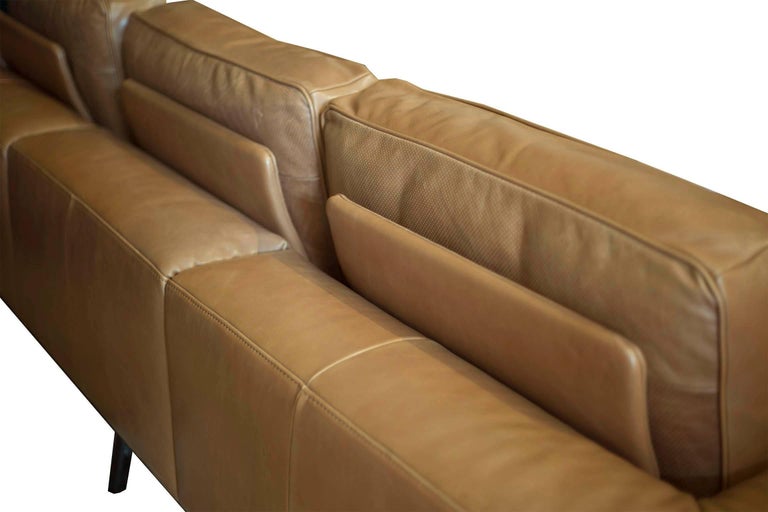 Natuzzi Italia High Grade Leather Gio Couch, circa 2017 For Sale at 1stDibs natuzzi gio sofa
