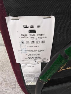 Natuzzi Italian Upholstered Barrel Back Swivel chair