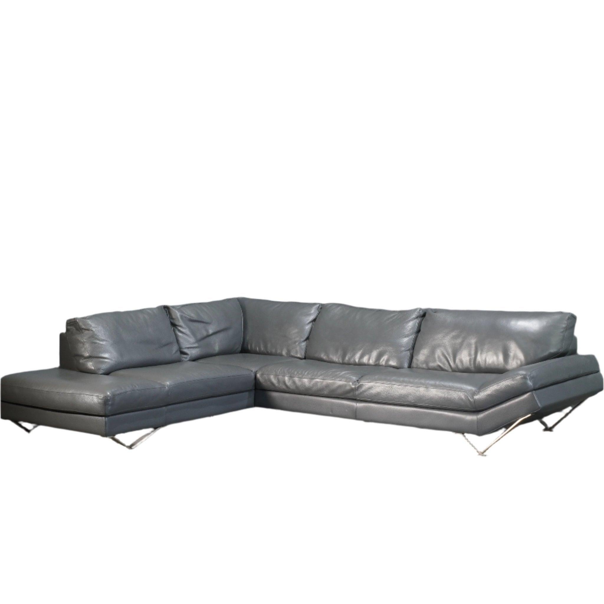 Moderne Canapé en cuir Relevè 2572 de Natuzzi