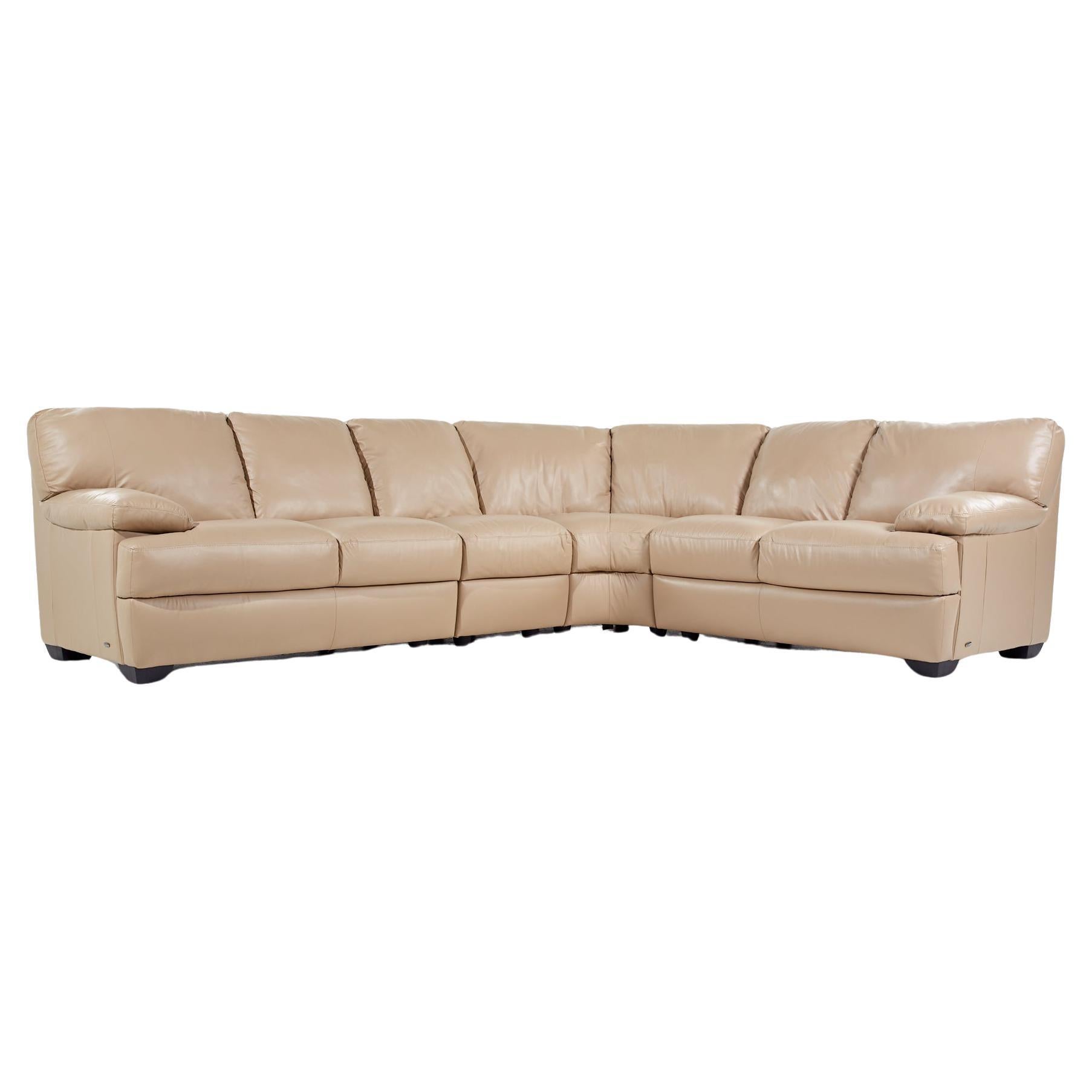 Natuzzi Leather Sectional Sofa For Sale