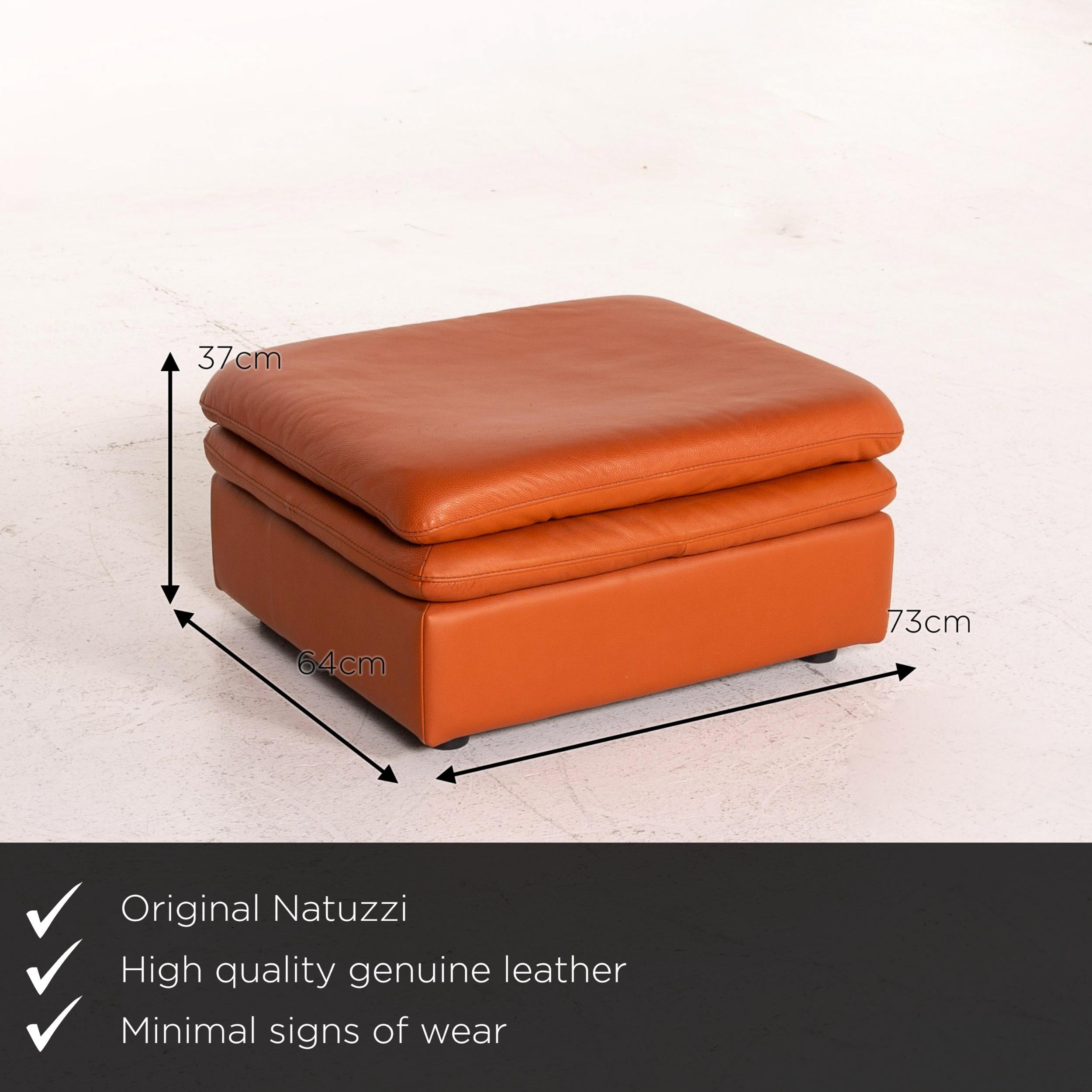 terracotta leather sofa
