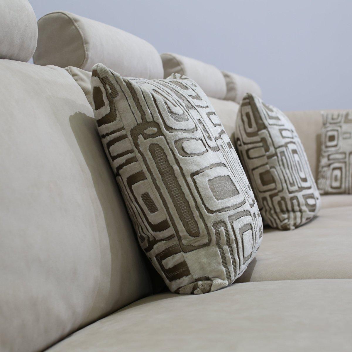 Italian Natuzzi Plaza Large Sectional Sofa For Sale