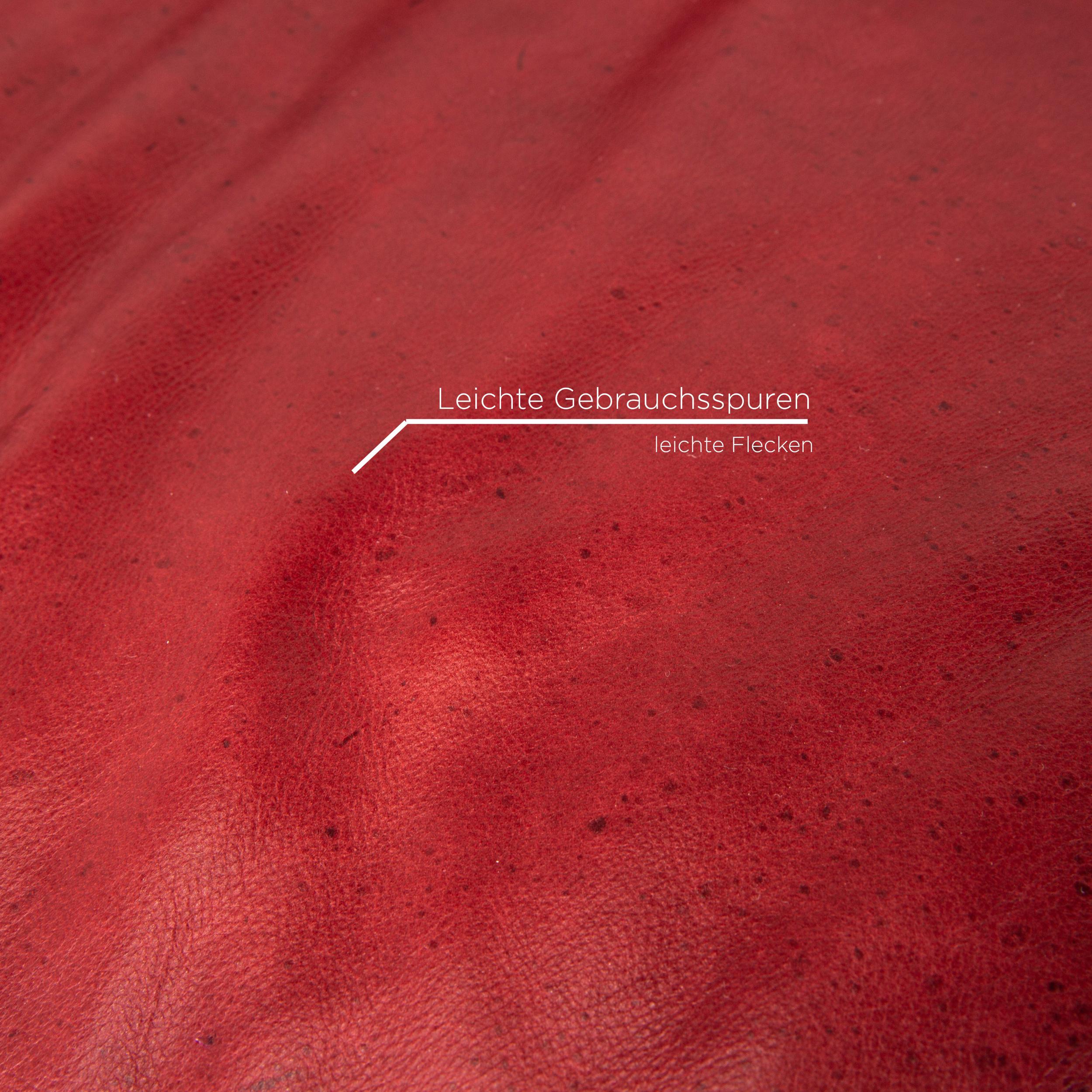 natuzzi red leather sofa
