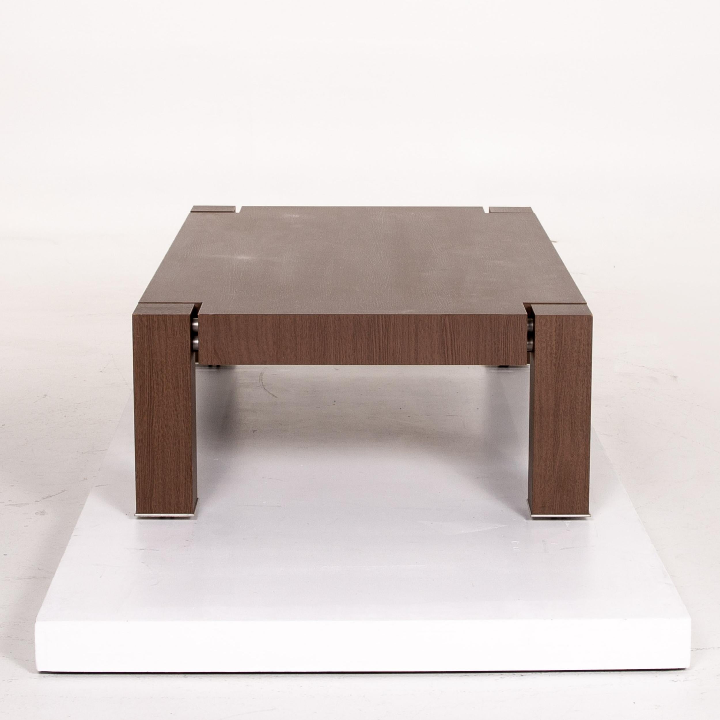 Natuzzi Wooden Coffee Table Brown Table For Sale 4