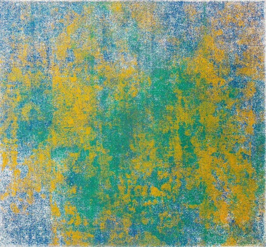 Cool Tones Color Field - Print by Natvar Bhavsar