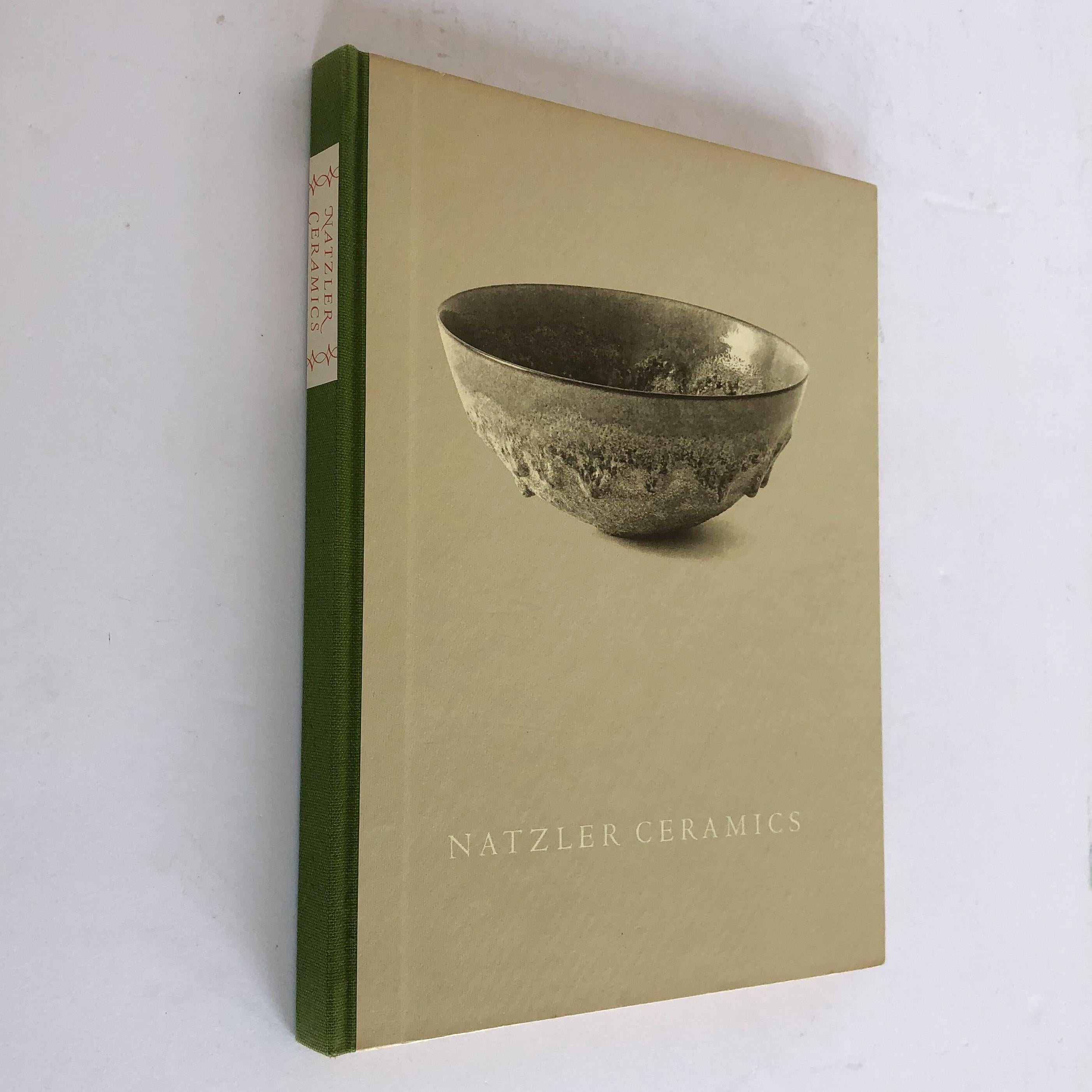 Natzler ceramics from the collection of Mrs. Leonard M. Sperry. Published by the Los Angeles County Museum of Art, 1968. Limited edition hardcover presentation copy, #122/500, specially bound. 81 pages of photos in color and b/w. Signed by both