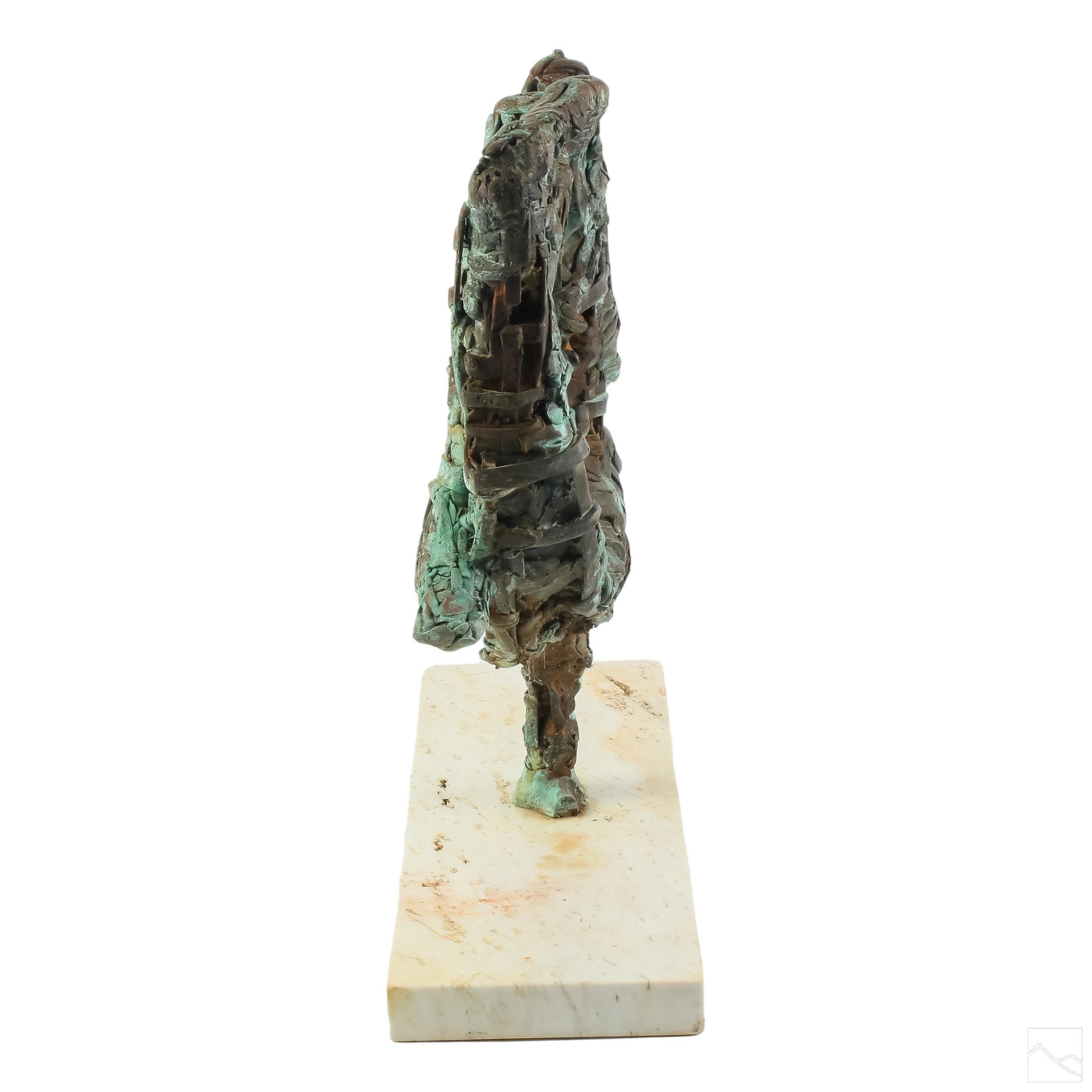 Scultura in bronzo astratta modernista argentina brutalista ebrea latino-americana in vendita 1