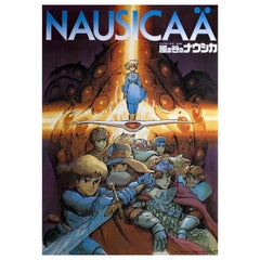 Nausicaa of the Valley of the Wind 1984 Japanese B2 Film Poster