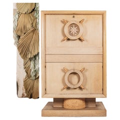 Nautical Bar Cabinet in the style of Charles Dudouyt, 1940s