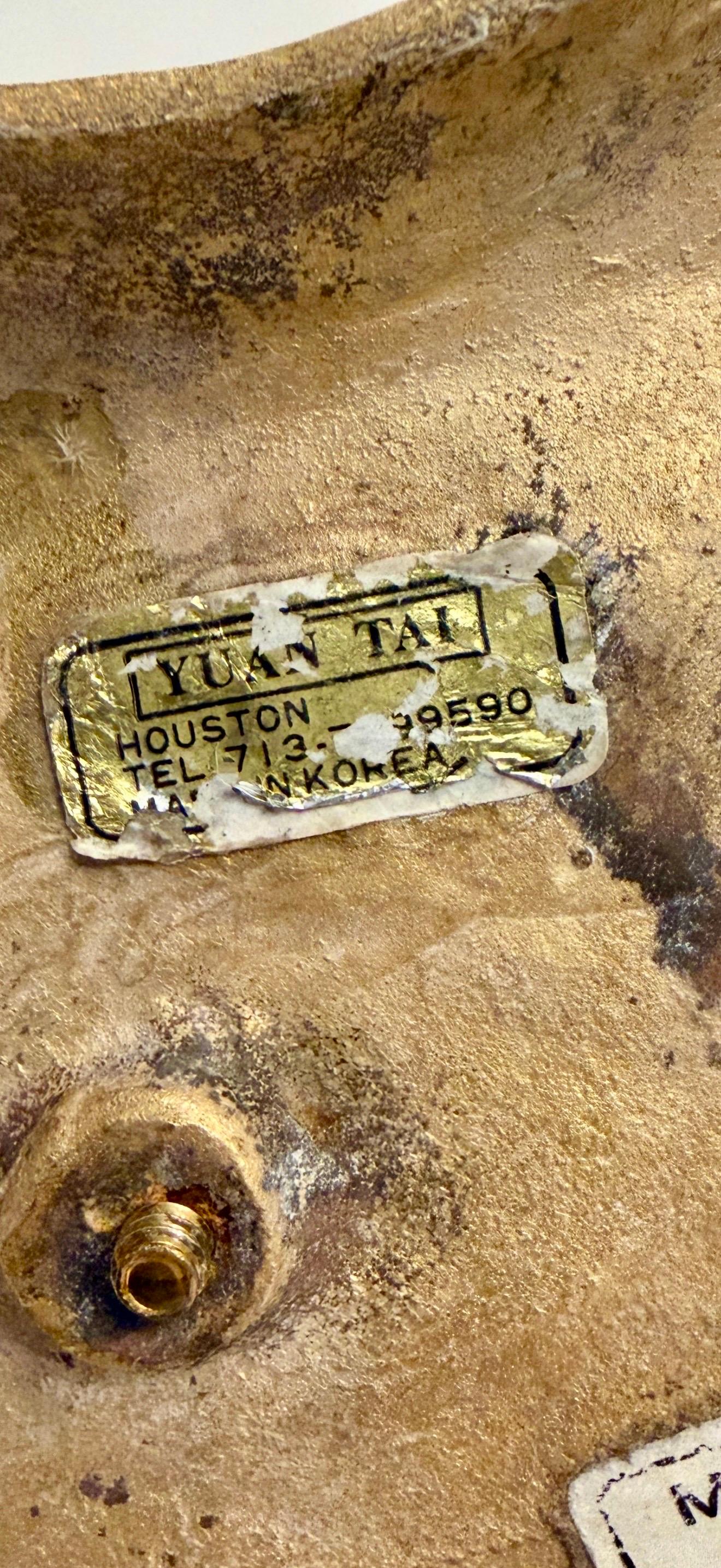 Nautical Brass Sea Shell on Starfish Base Planter en vente 4