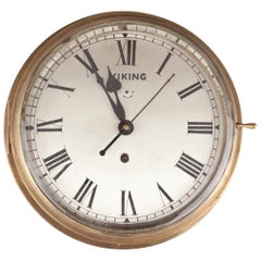 Nautical Brass Ship's Clock, circa 1960s