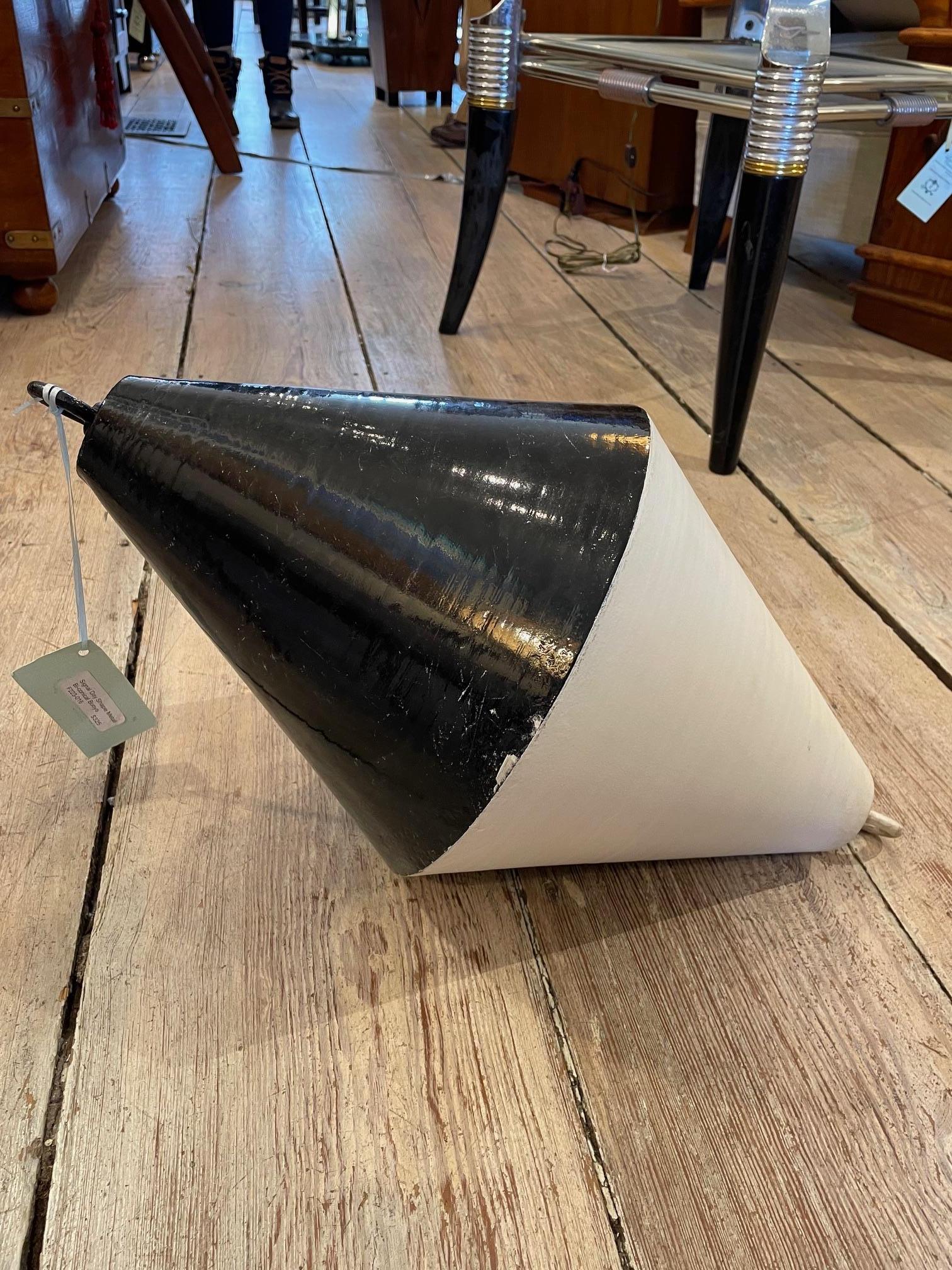 Nautical Day Shape Metal Signal Buoy In Good Condition For Sale In Nantucket, MA