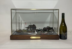 Nautical diorama of CARLYLE COVE in Maine