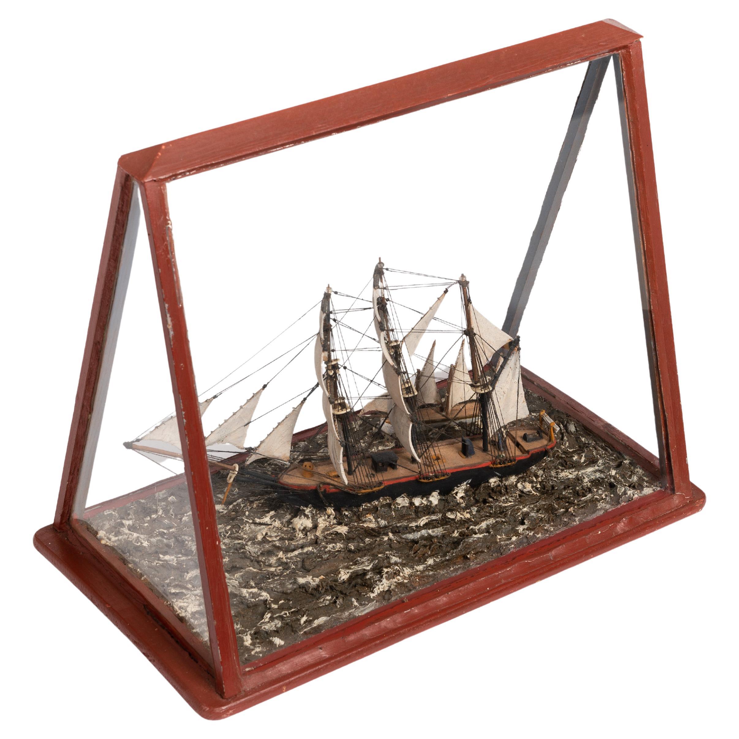 Nautical Display in Showcase France Beginning 20th Century For Sale