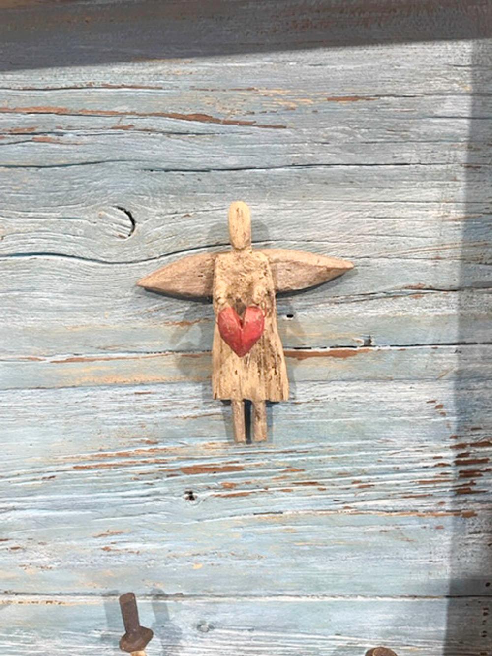 Nautical Folk Art Diorama 'Heartfelt Goodbye' by Steve Hazlett In New Condition In Nantucket, MA