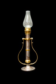 Nautical Gimbal Oil Lamp, Pair