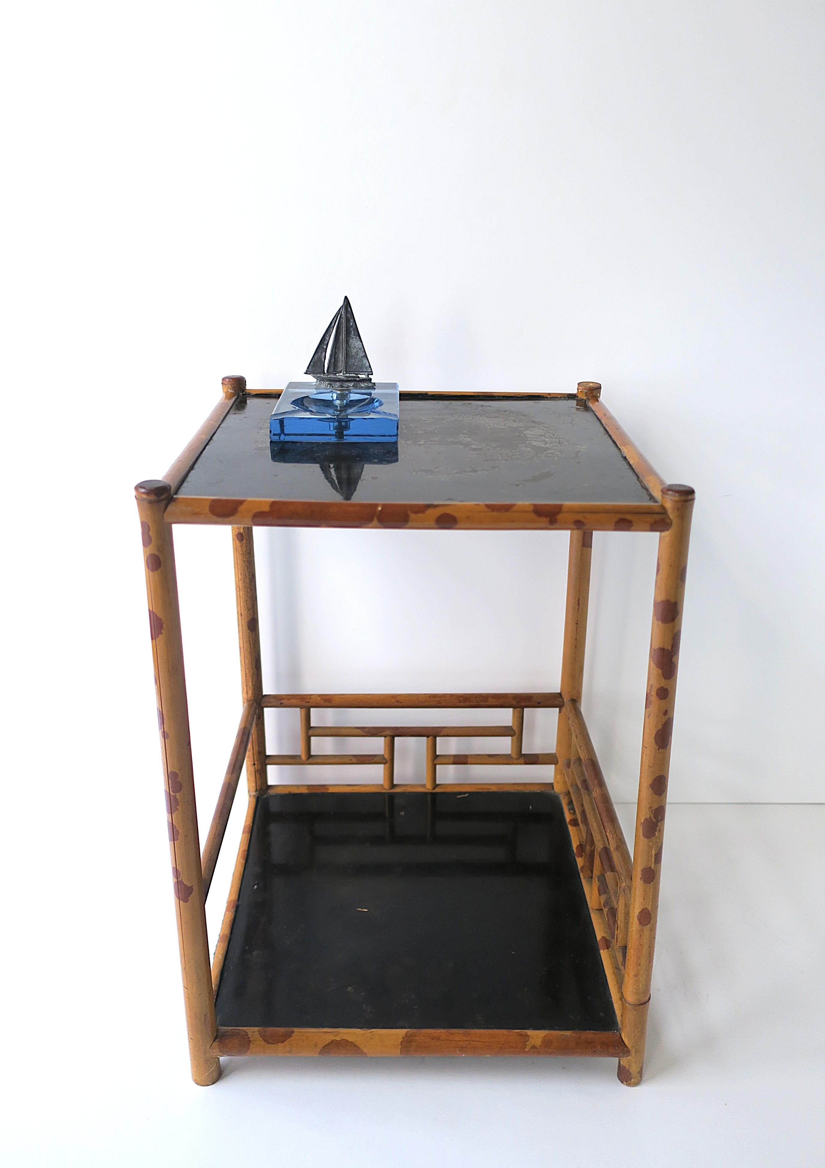 Nautischer Glasaschenbecher Schmuckdose mit Segelboot im Angebot 5