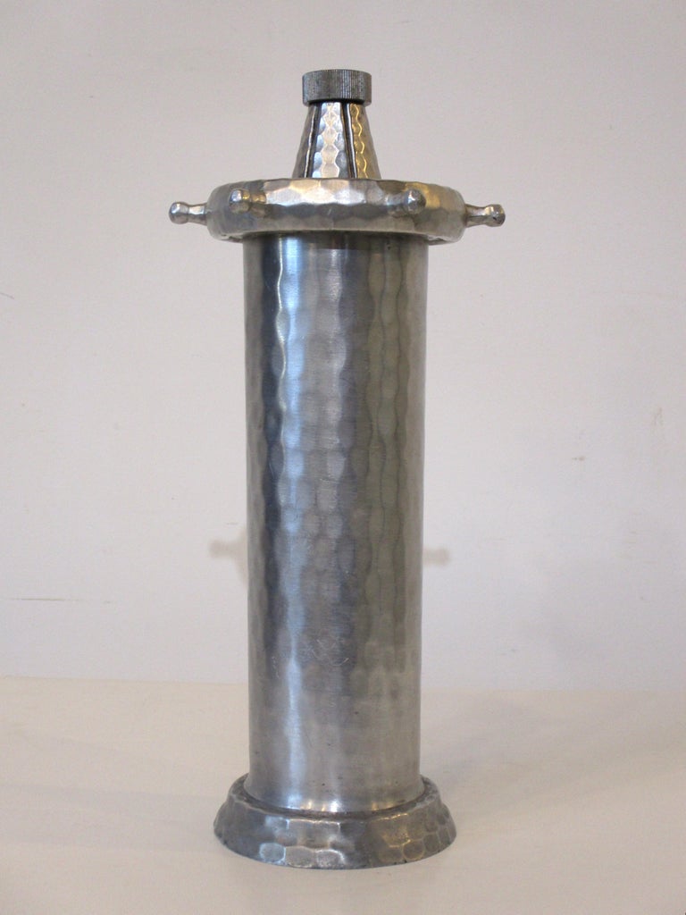 Nautical Hammered Aluminum Cocktail Shaker by Everlast For Sale at 1stDibs