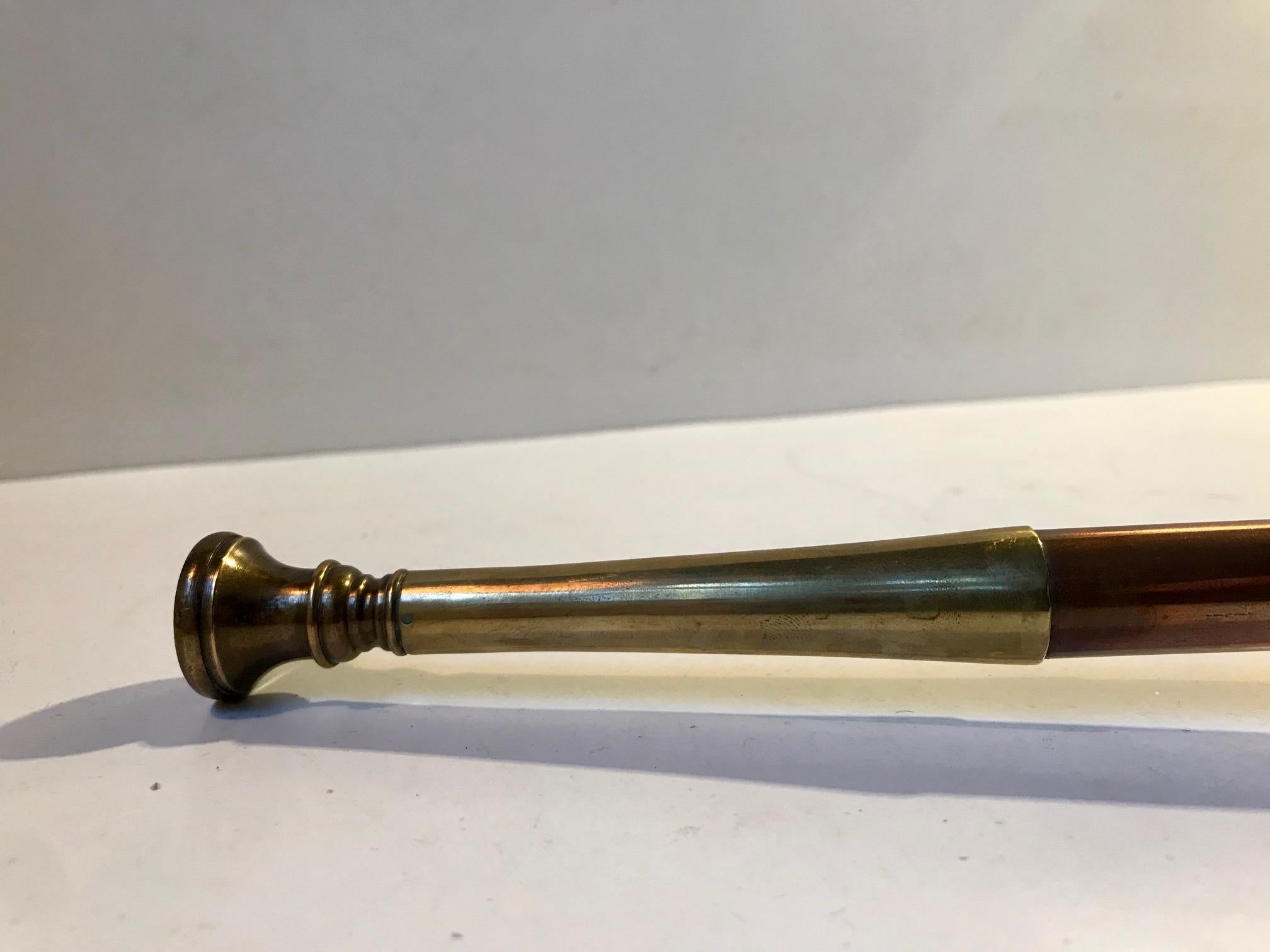 brass fog horn