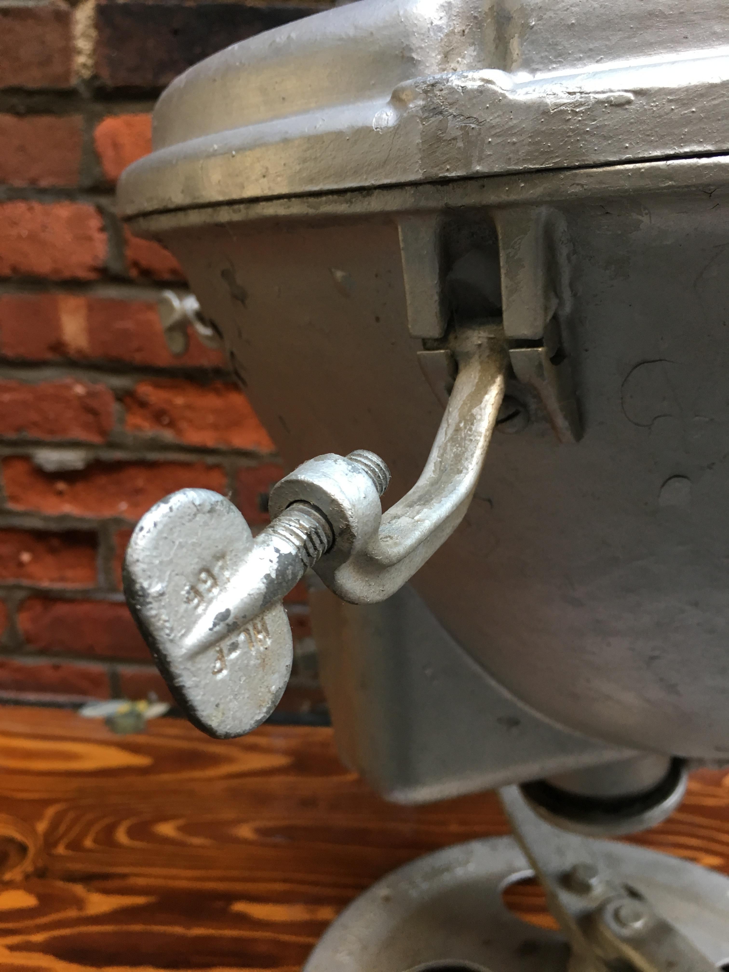Nautical Industrial Crouse-Hinds Adjustable Spotlight 5