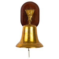 Vintage Nautical Maritime Brass Ship Bell 