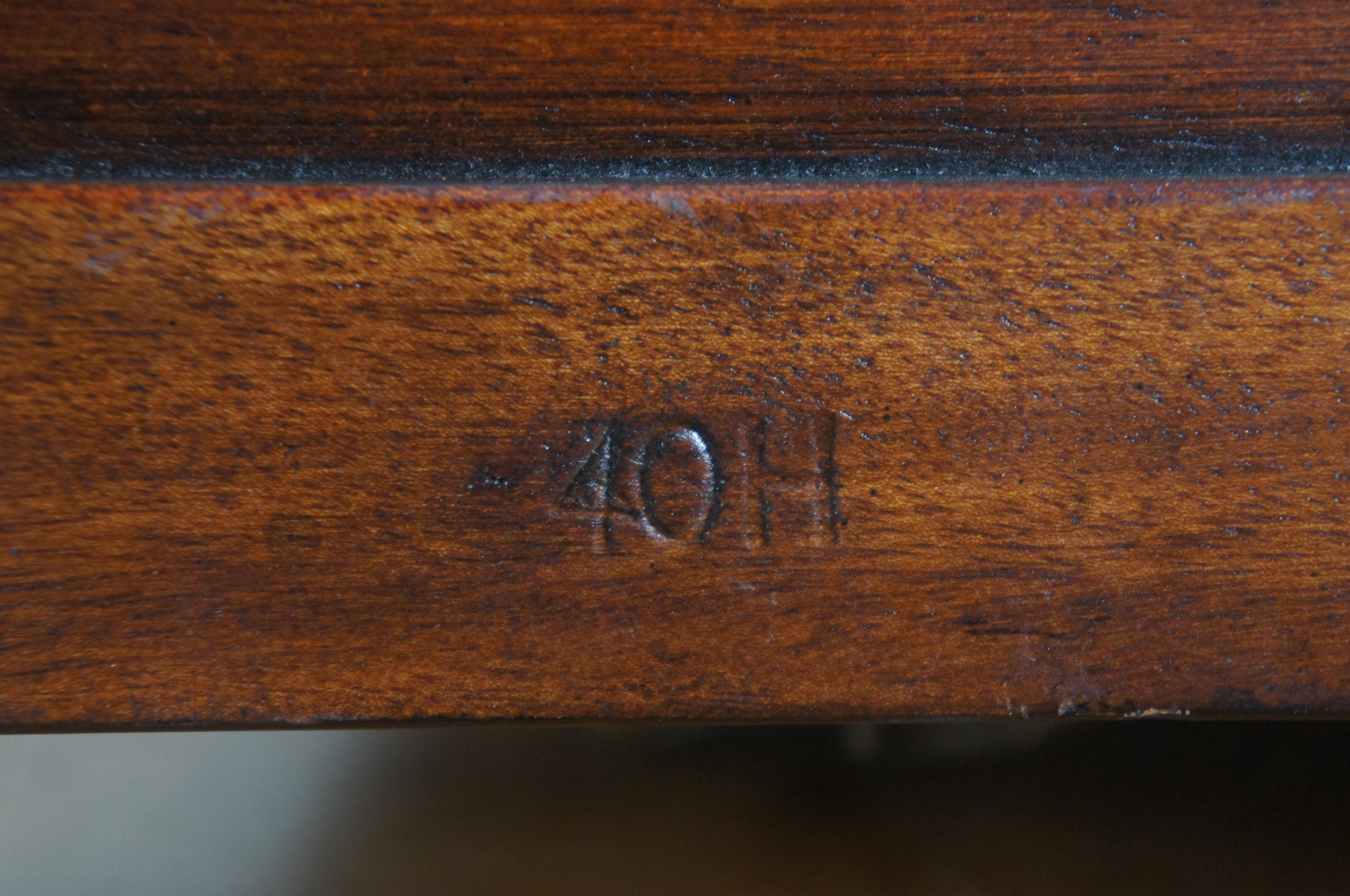 Carved Mahogany & Brass Nautical Maritime Naval Saluting Cannon Model 30