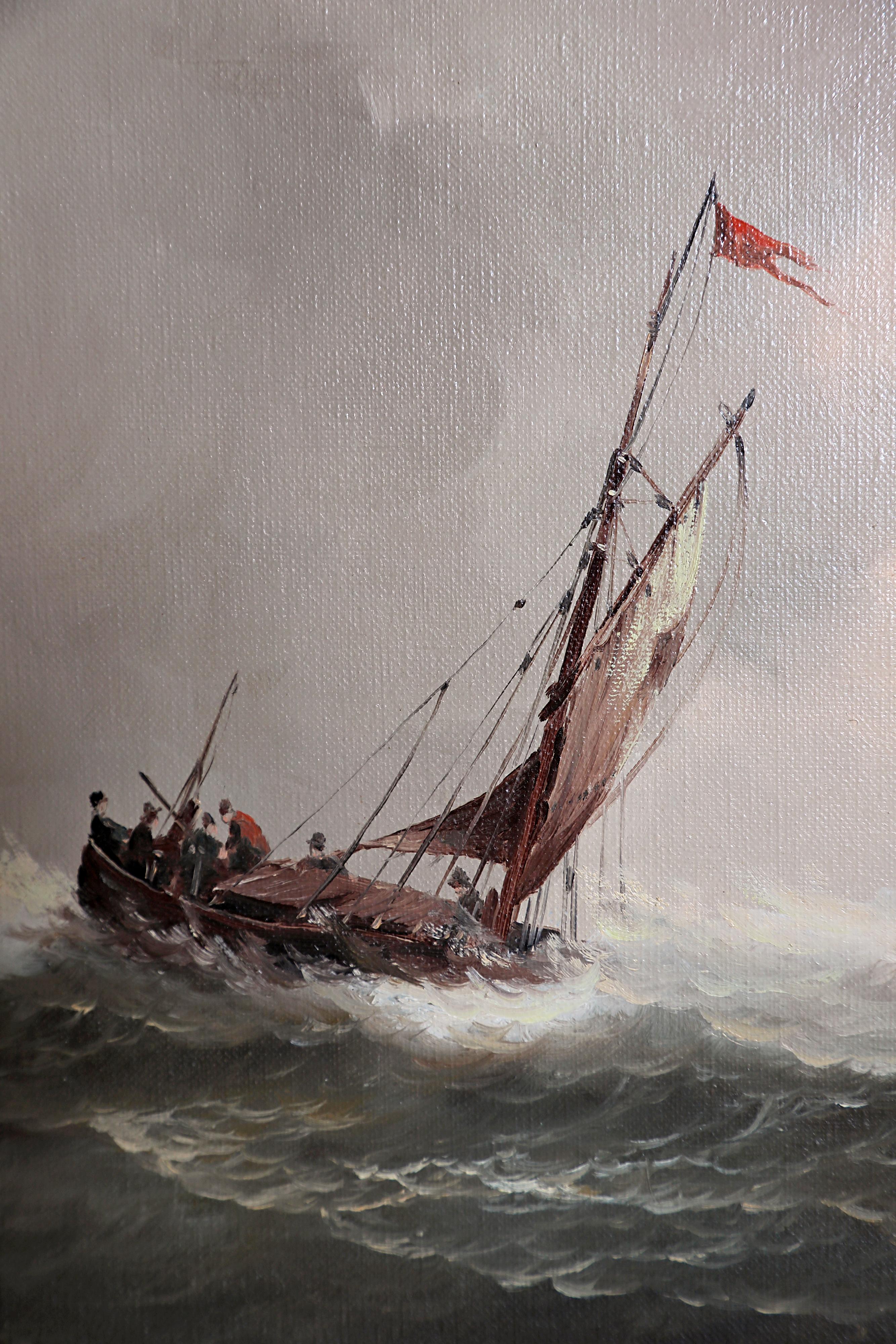 Nautical / Maritime Painting by Jan Hendrik Jacob Jasper (1937-2018) 5