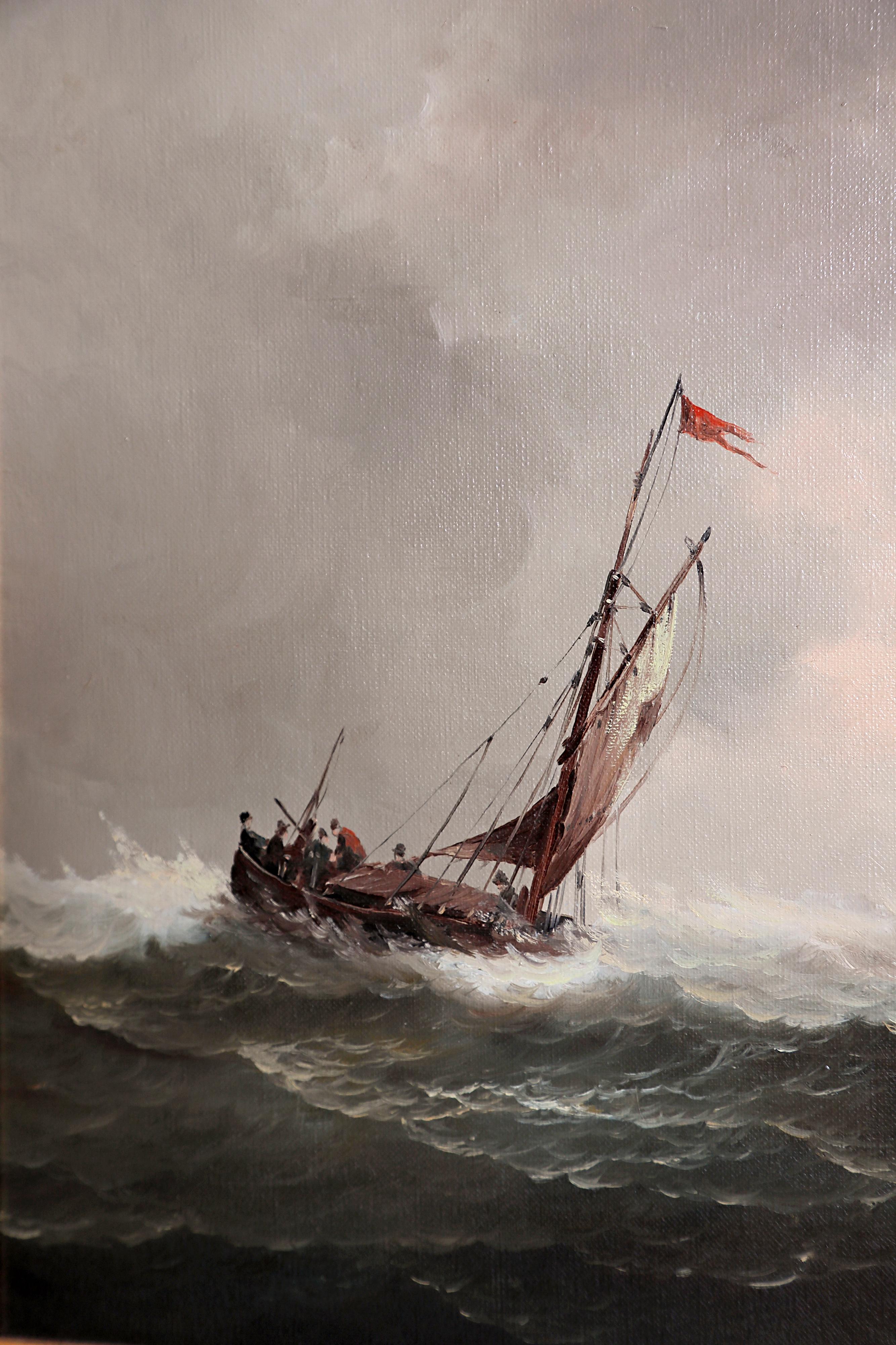 Nautical / Maritime Painting by Jan Hendrik Jacob Jasper (1937-2018) 6