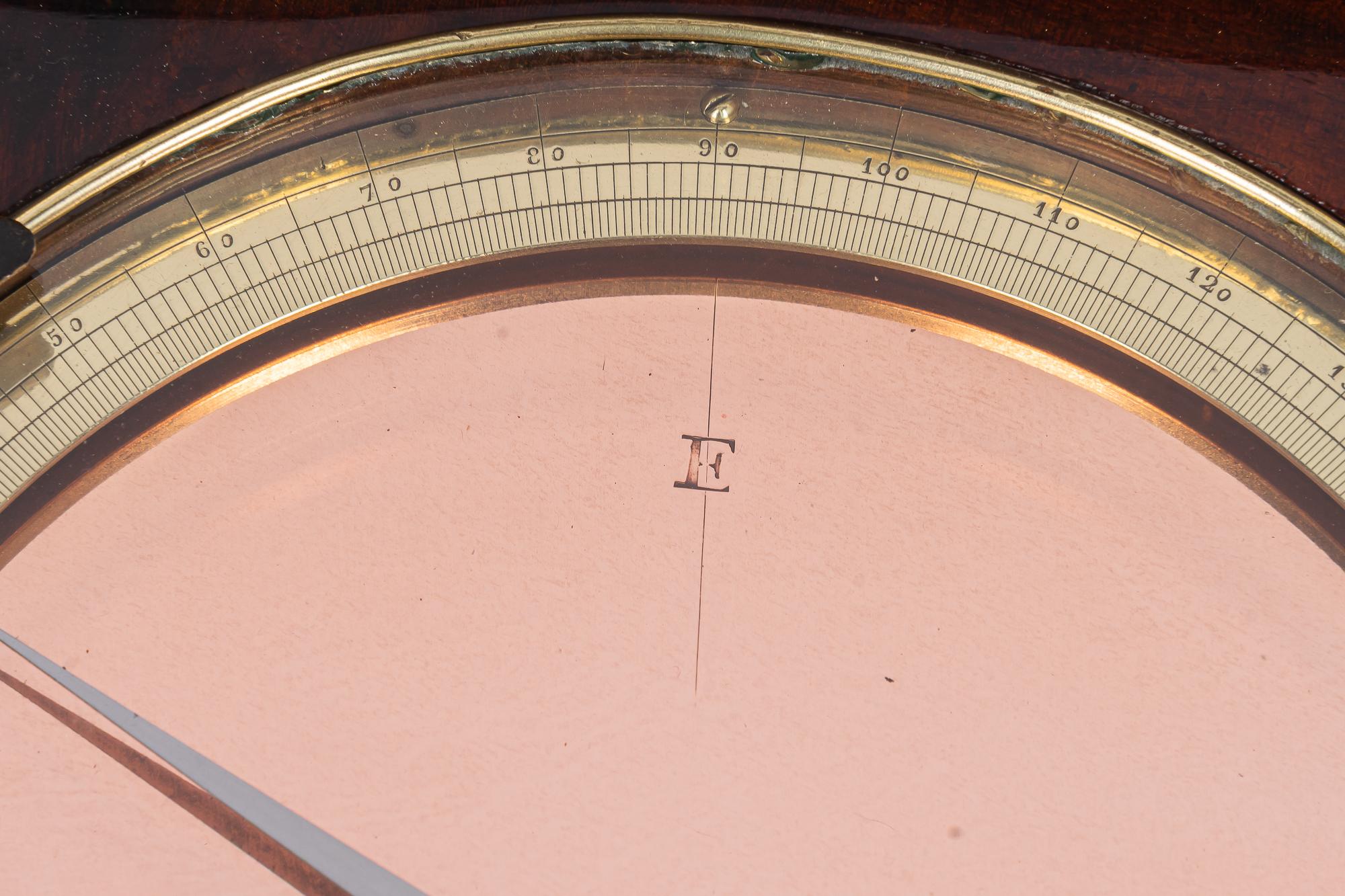 Nautical object with copper compas and level indicator around 1950s For Sale 6