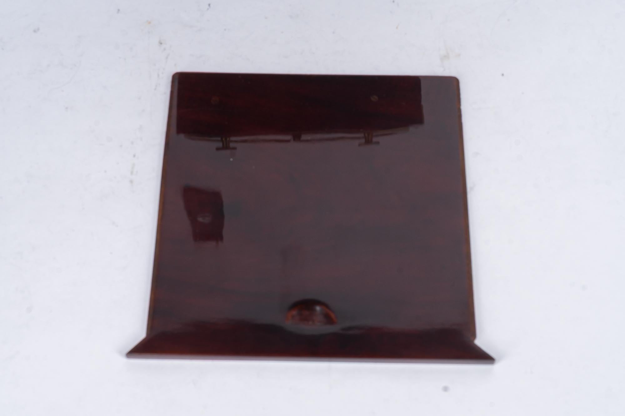 Mid-Century Modern Nautical object with copper compas and level indicator around 1950s For Sale