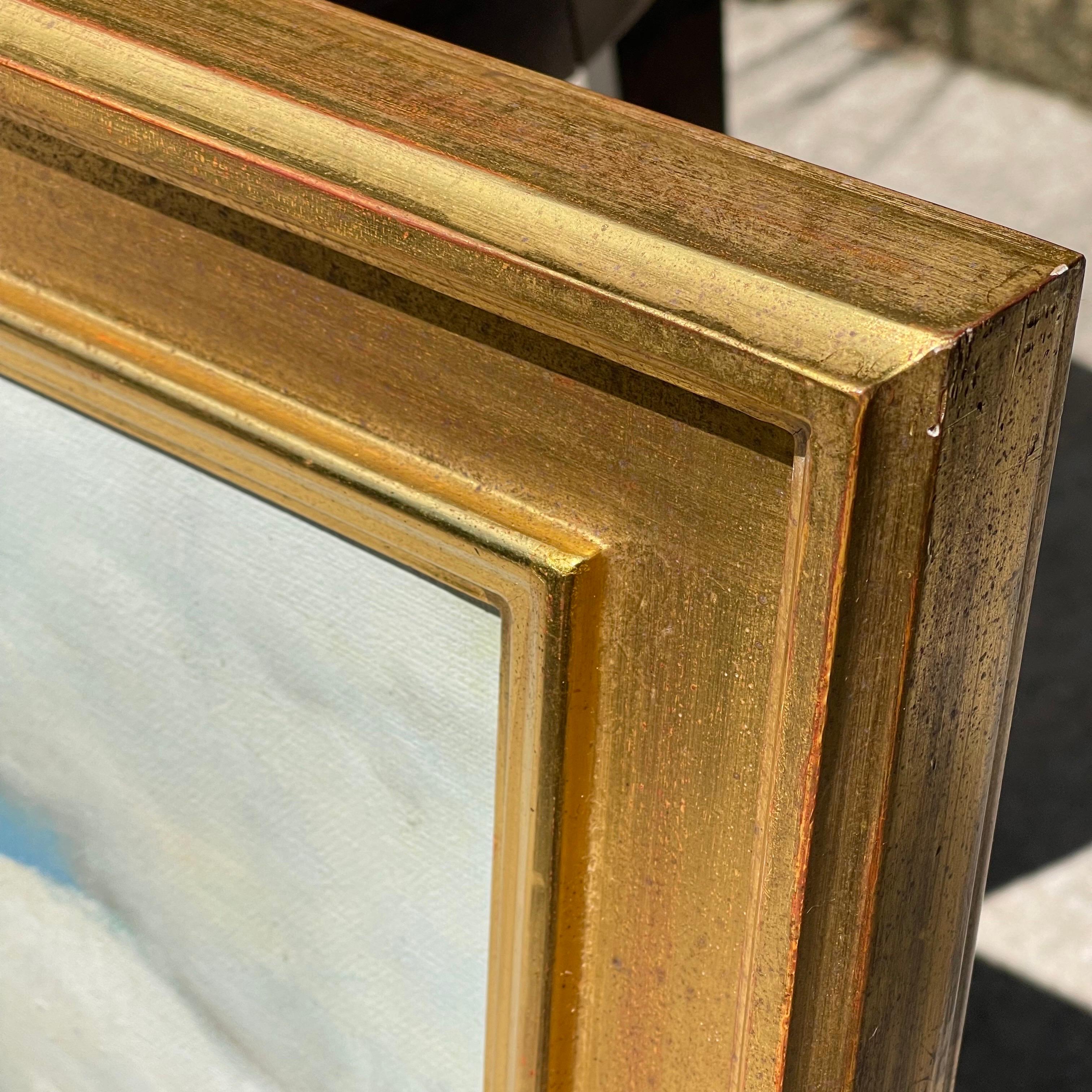 Peinture nautique à l'huile sur toile, Brisk One, à la manière de James Bard 5