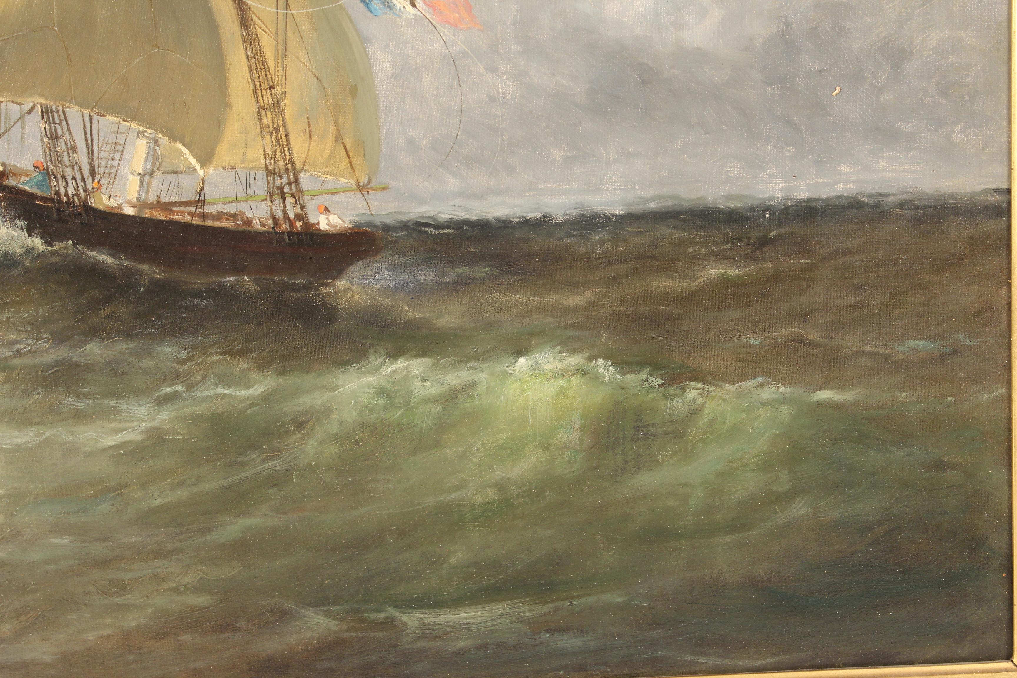 Nautical Painting by Paul Seignon 2