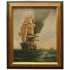 Nautical Painting:  Sailing Ship